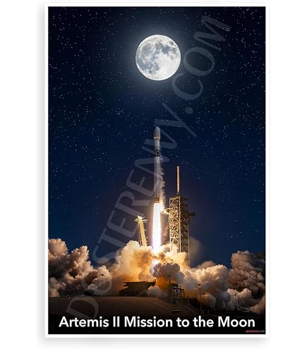 Amazon.com: Moon Space Apollo 15 Mission Flag Photo Extra Large